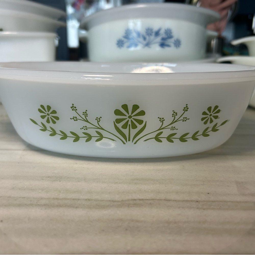 Vintage Floral Bakeware Dish